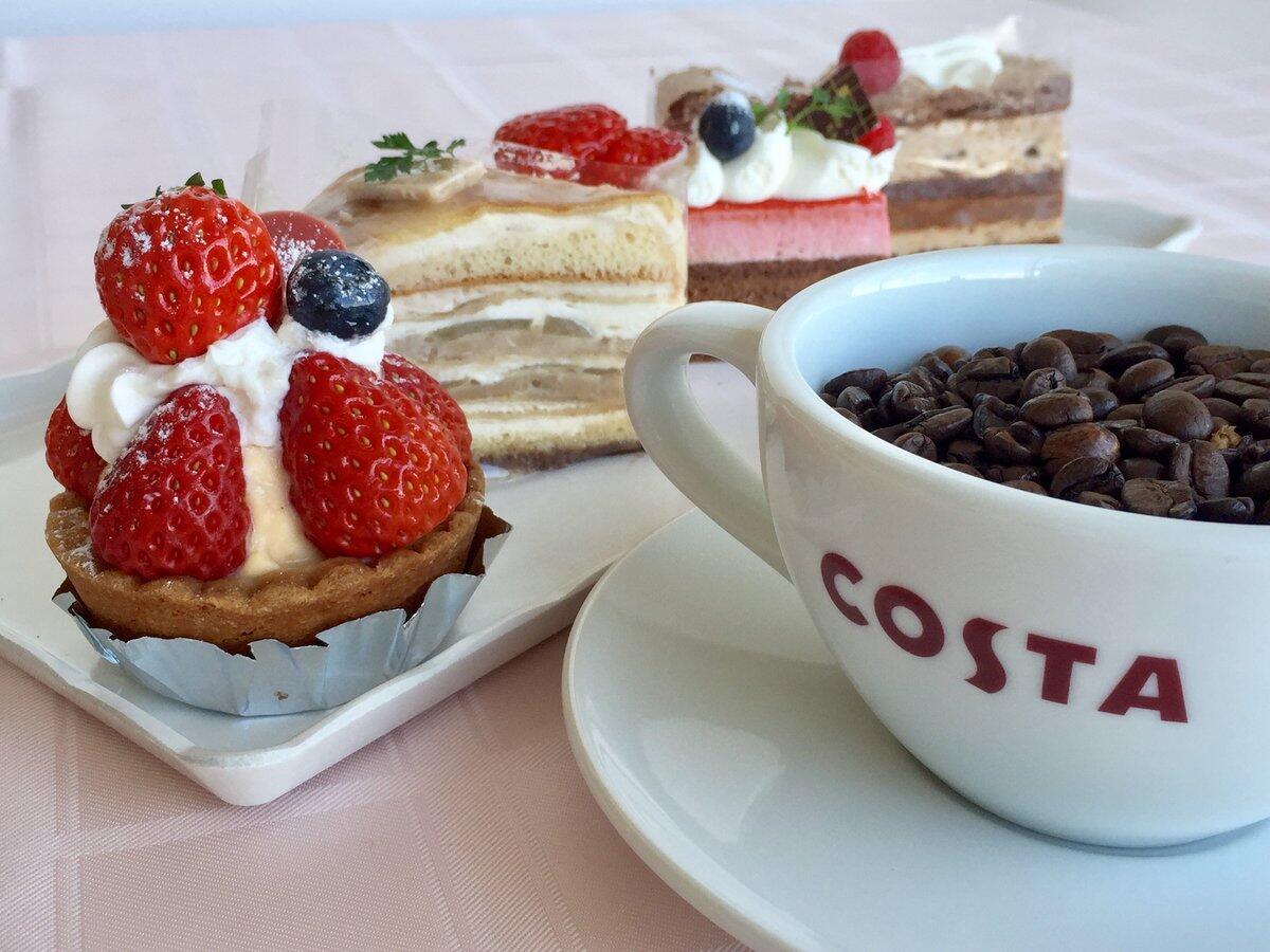 コスタとケーキ